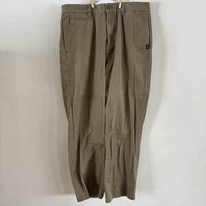 Men's Thrills Dress Pant Trousers Khaki 34x30 Ankle Length Cotton Australia